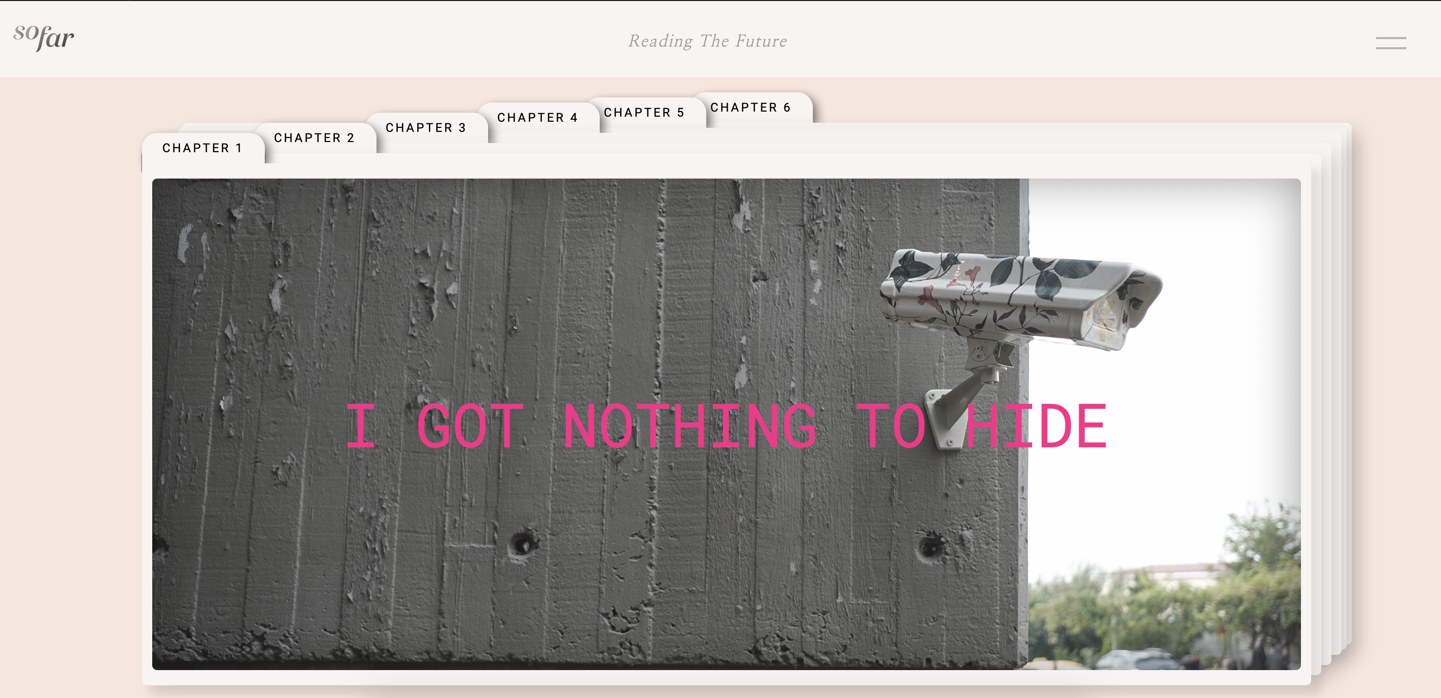 so-far.online — chapter view, I Got Nothing To Hide
