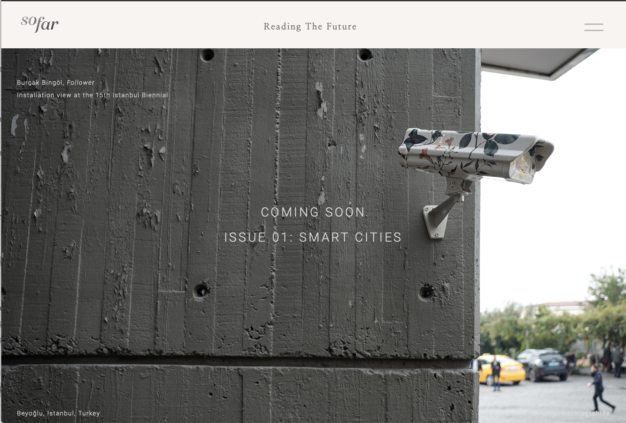 so-far.online — Coming Soon, Issue 01: Smart Cities